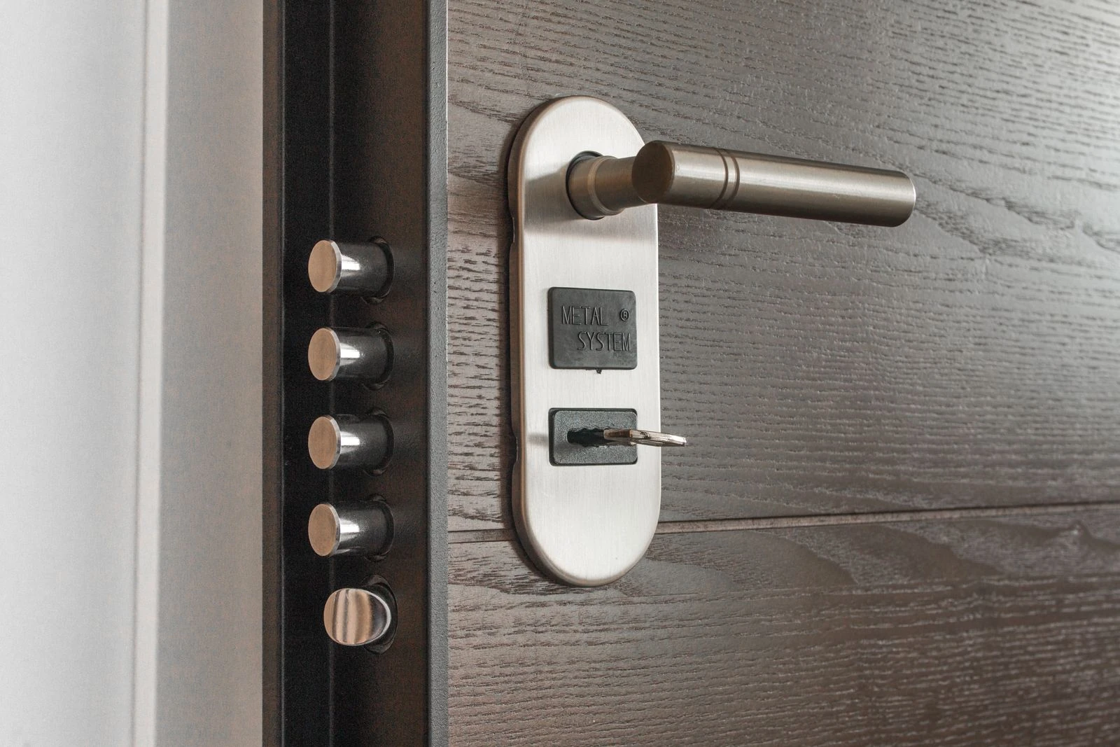 Residential entrance suitable for home CCTV